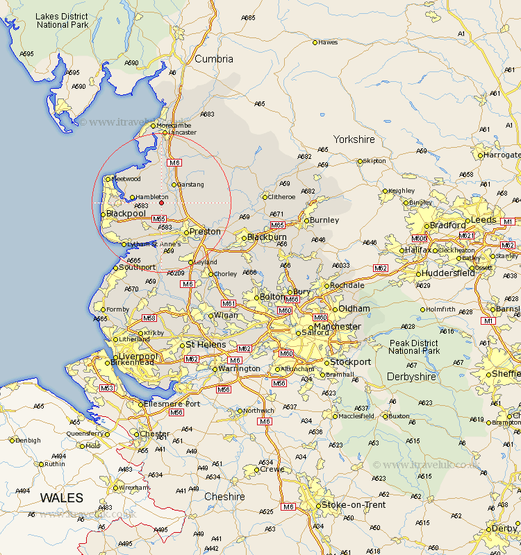 St Michaels On Wyre Lancashire Map